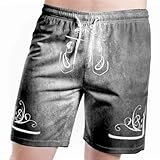 Pantalones Cortos Frescos Hombre Blanco Malla XXL Fitness Etnico Banador Comic Piñas Marinero Penekini Rejilla Joven Negra 48 Aventura Pantaloncillos Barbara Juvenil Stretch