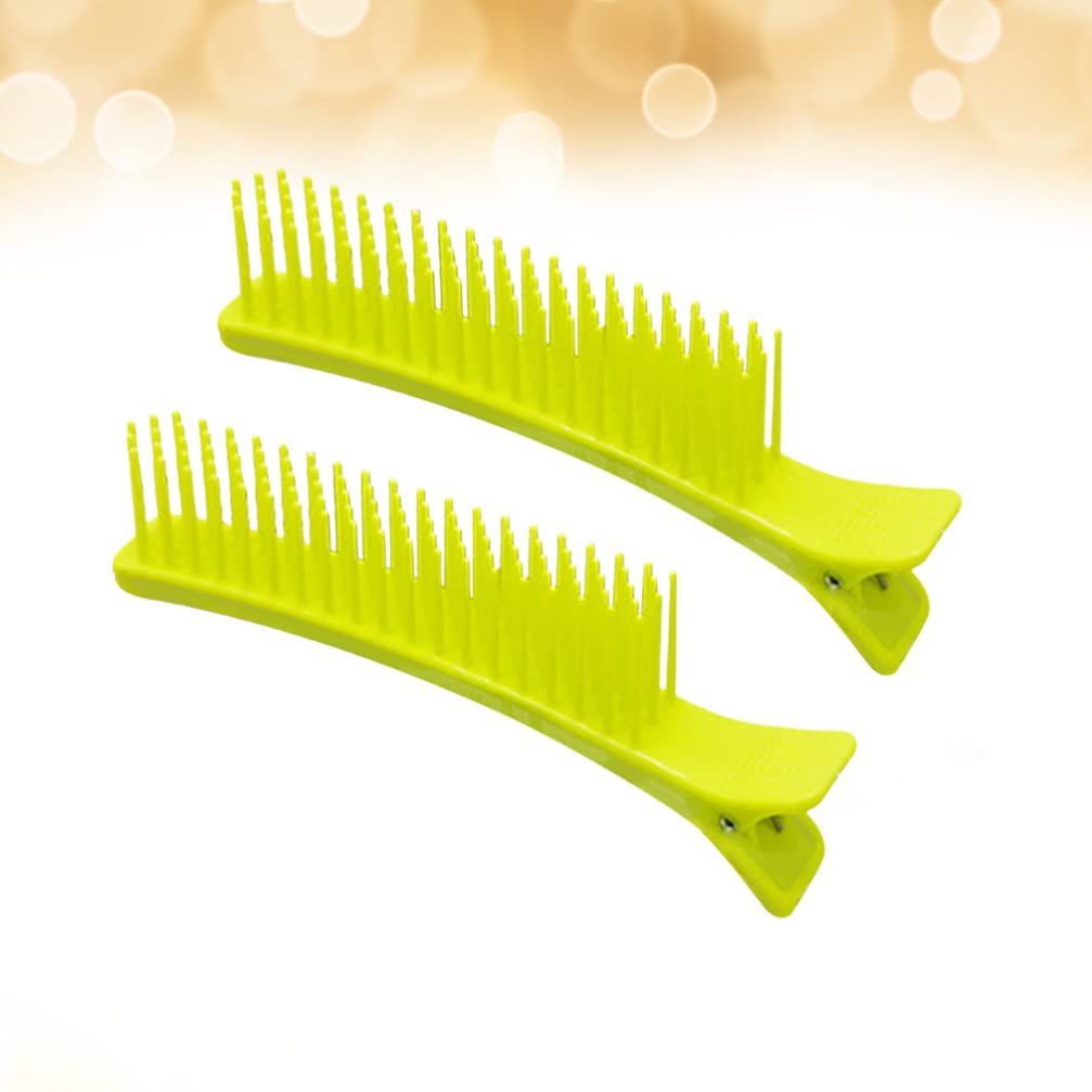 2pcs Size Multi Function Hairdressing Clips Salon Cutting Dyeing Styling Alligator Clips Hair Sectioning Layering