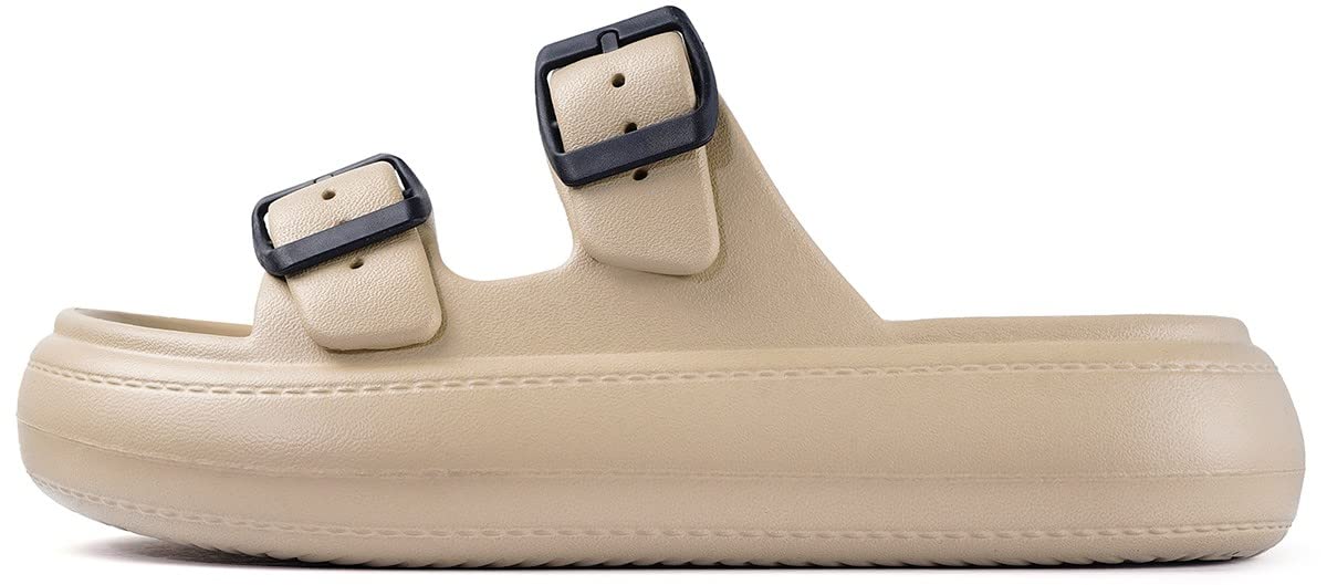 Gaatpot Zapatilla de Baño Niños Niña Chanclas Zapatos de Playa y Piscina Ajustable Doble Hebilla Sandalias Antideslizantes