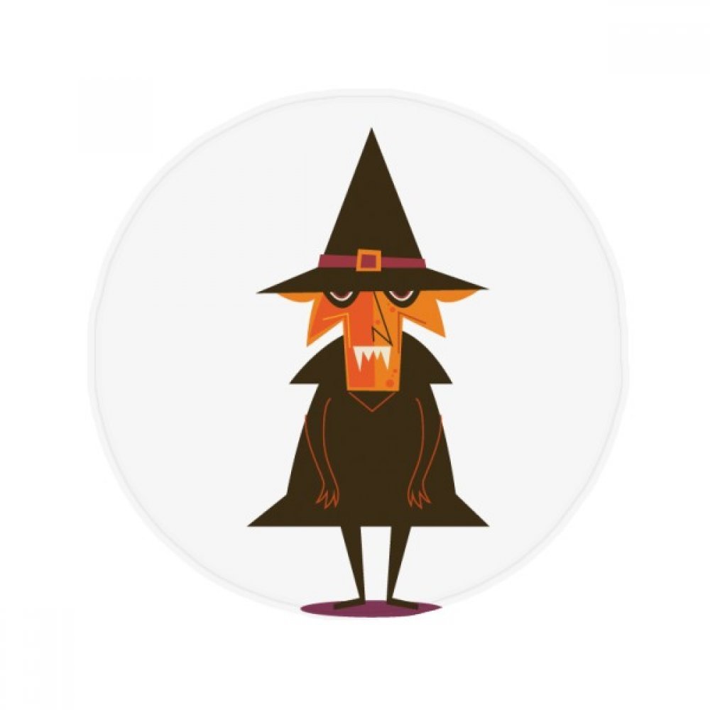Tapis rond Halloween ghost pour cuisine et entrée, tapis de sol anti-dérapant 50cm