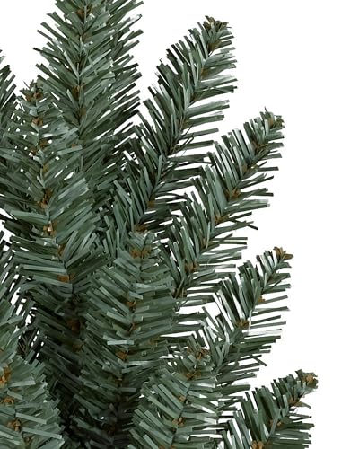 Image of Balsam Hill 6 ft Unlit Classic Blue Spruce - Artificial Christmas Tree with Premium Stand for Indoor Holiday Decorating