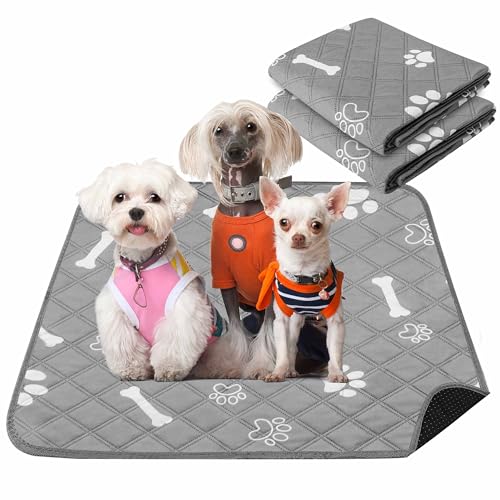 BTSD-home 洗えるペットシーツ 犬用 300回水洗可能｜防水 超吸収 繰り返し使える 90×60cm 2枚組 トイレトレーニング/ケア/屋内用