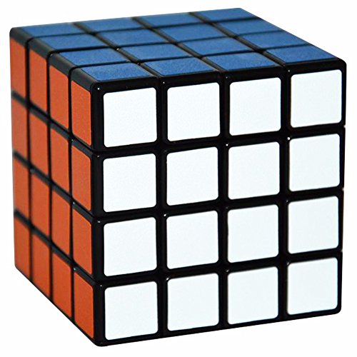 Preisvergleich Produktbild LSMY 4x4x4 Puzzle-Würfel Puzzle Würfel Spielzeug Schwarz Matt Aufkleber