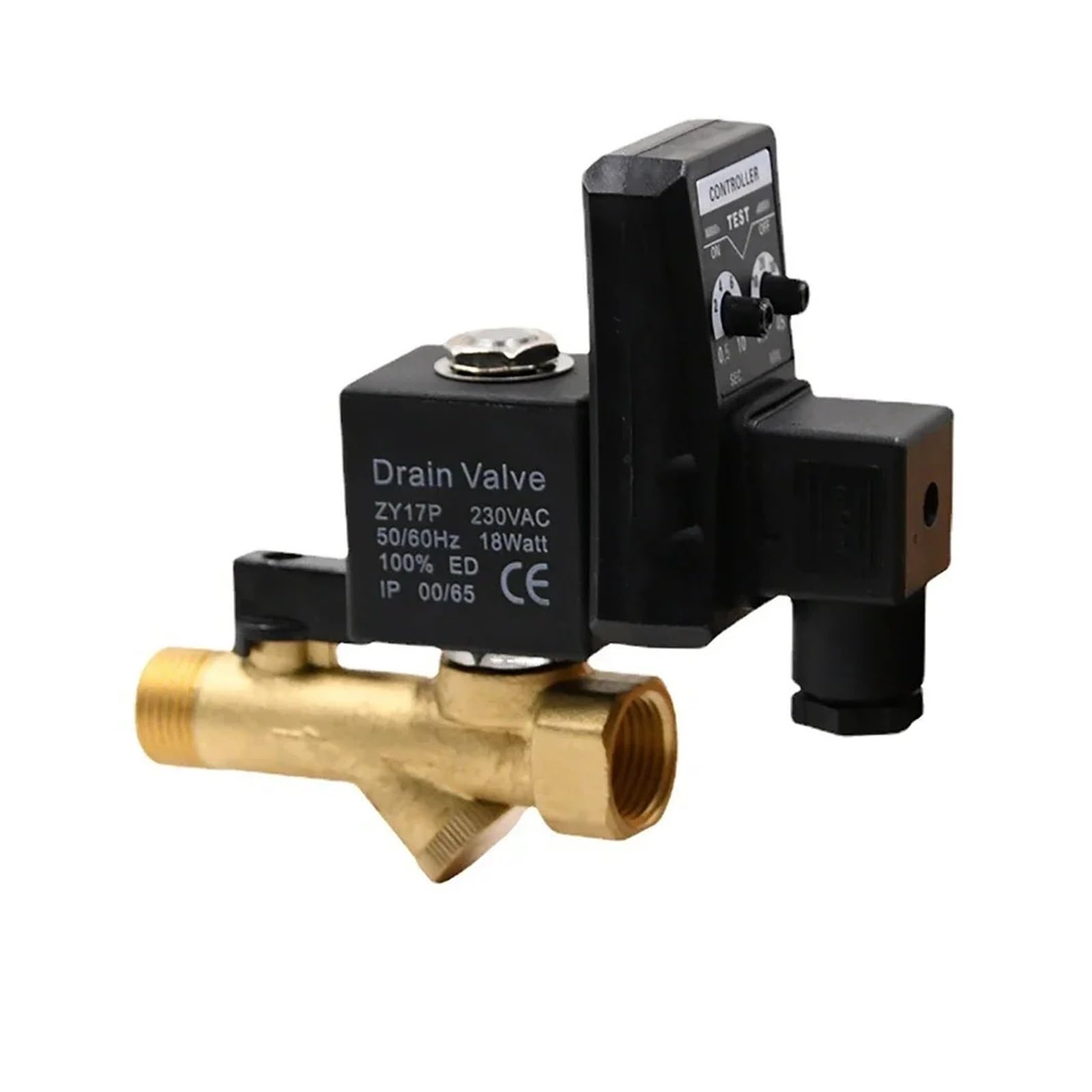 Válvula desagüe electrónica de 1/2 pulgadas, compresor aire, secadores filtro, tanque almacenamiento, enfriador drenaje, separadores, válvula electromecánica(One body type,110V)