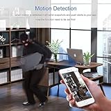 LaoZiTong 4K Full UHD Spy Camera Hidden Camera in Clock WiFi Hidden Cameras Video Recorder Wireless IP Camera Indoor Home Security Monitoring Nanny Cam 140° Angle Night Vision/Motion Detection - Image 6
