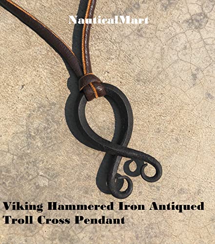 Collier Valknut étain authentique bijou artisanal sans allergène - 5