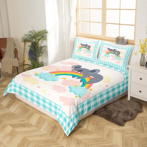 Homemissing Girls Cartoon Kola Bedding Set Single Size - Image 3