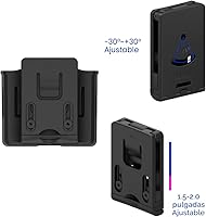 Vista 4 de Bolsa universal de doble cargador - Funda de doble pila de pistola con retención ajustable para Glock, Sig Sauer, S&W, Beretta, Browning, Taurus