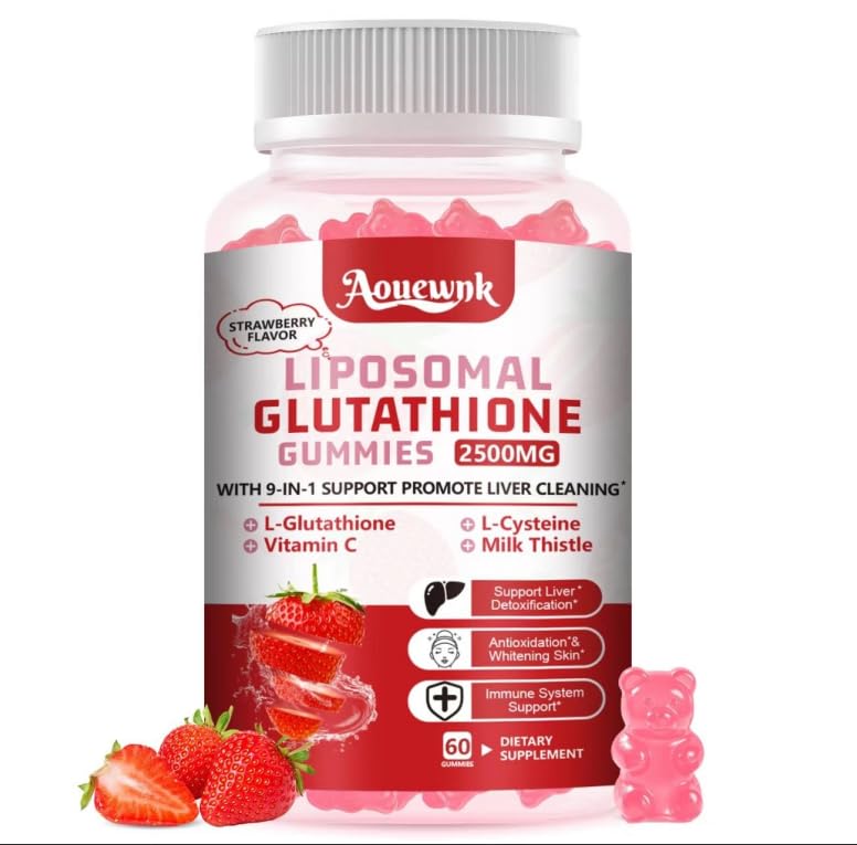 liposomal glutathione gummies Amazon.com: Aouewnk 1 Pack 2500MG Liposomal Glutathione Gummies Supplement