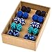Rammentare Silk Knot Cufflinks - Gift Set 5 Pairs - Mixed Blue