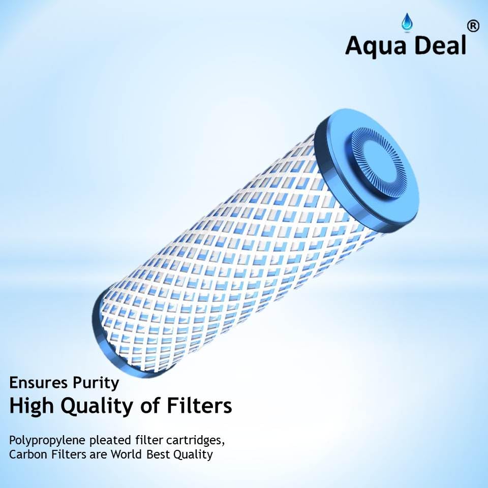 Image of AQUADEAL PRO Copper Zinc Water Purifier | RO+UV+UF+TDS Adjustable Technology | Free Prefilter | 10-stage filtration | 15L capacity | Suitable for Borewell, Tanker & Municipal Water | 1year warranty