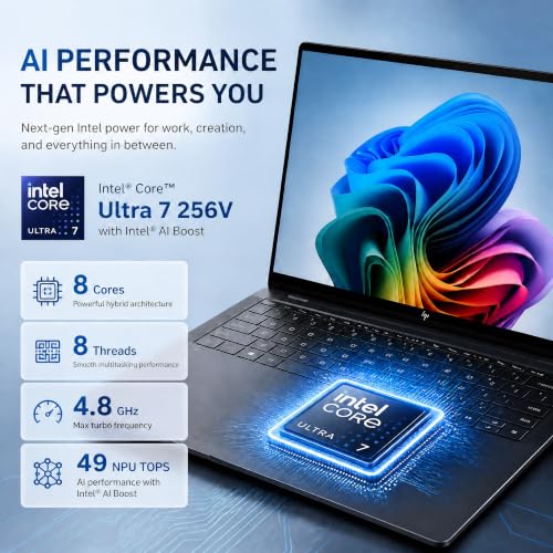 Image of HP OmniBook X Flip 16 inch 2-in-1 Touchscreen Laptop, Intel Core Ultra 7 256V