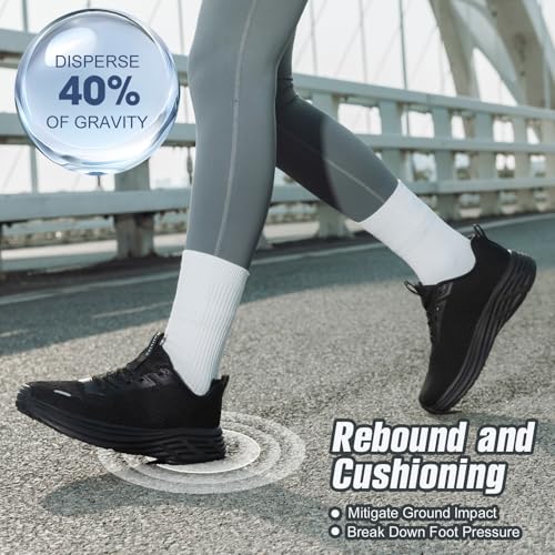 Wide Toe Box Shoes Women Sneakers Extra Wide Width Arch Support Non-Slip Tennis Athletic Ultralight Running Shoes for Women Walking Diabetic Plantar Fasciitis Footwear 6-124