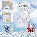 ENNIYU Ice Bags 8lb with Drawstring, 50 Pack Plastic Ice Bags for Ice Storage (2 Mils Thickness)