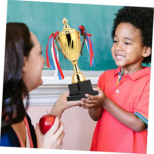 INOOMP 3Pcs Troféu De Plástico Brinquedos De Futebol Presentes De Futebol Troféus De Recompensa Trof