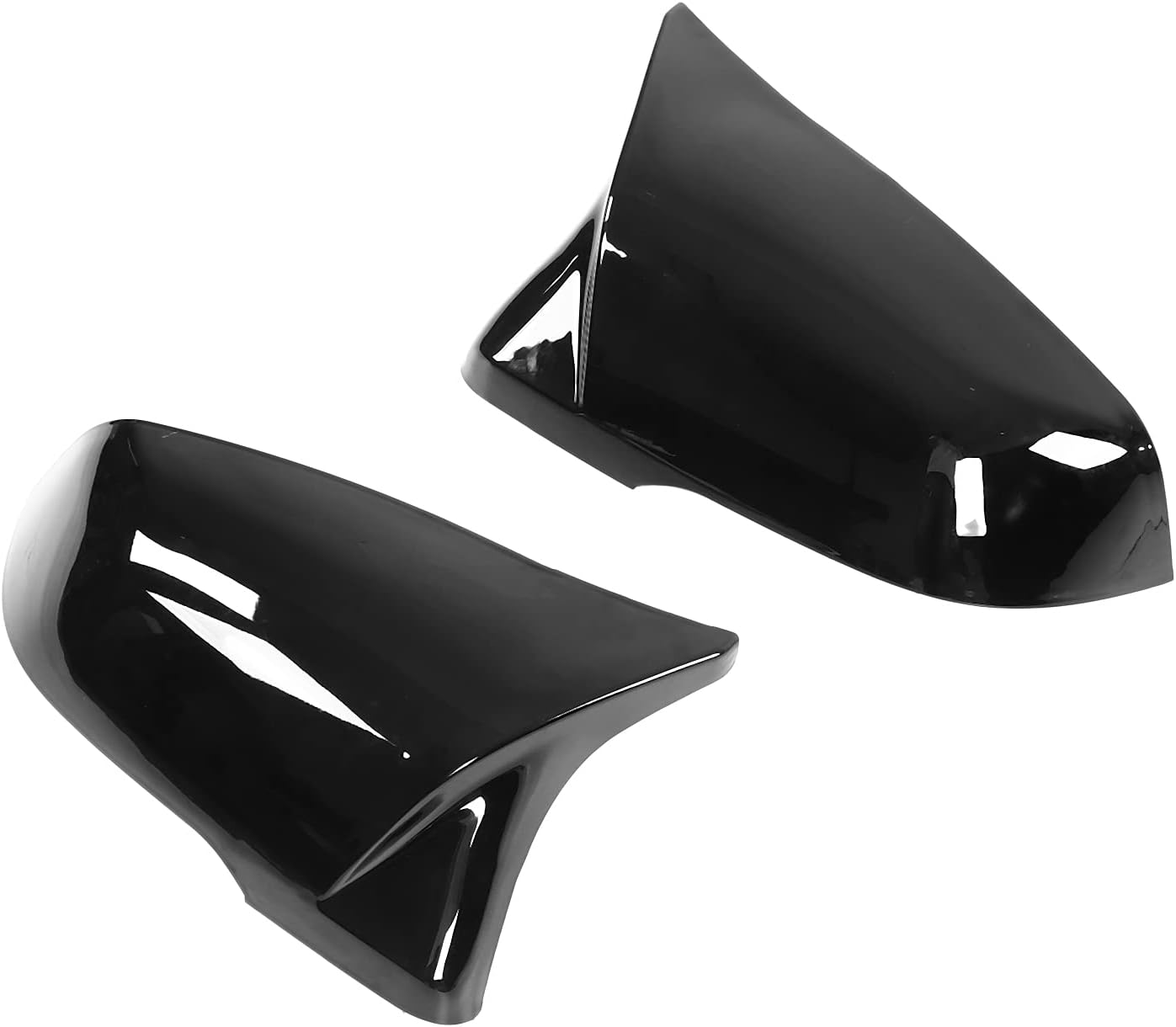 2pcs Side Rearview Mirror Cover L Right Glossy Black ABS Door Mirrors Replacement for A90 2018?2021 Workman an Anti Transparent Coating These Door Mirror Are Side Rearview