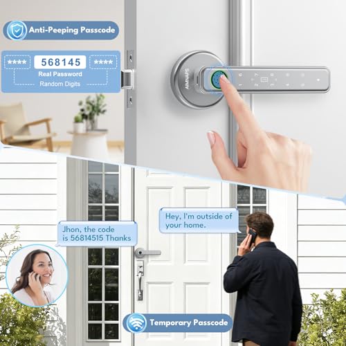 Serrure de porte à empreintes digitales pour bureau et sécurité sans clés