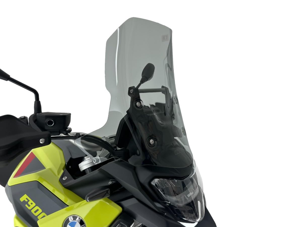 Windschild Für BMW F 900 XR (2020-2021) – Aus PMMA-Plexiglas, 4 Mm Stark, Rauchgrau, Mehr Luftabdeckung