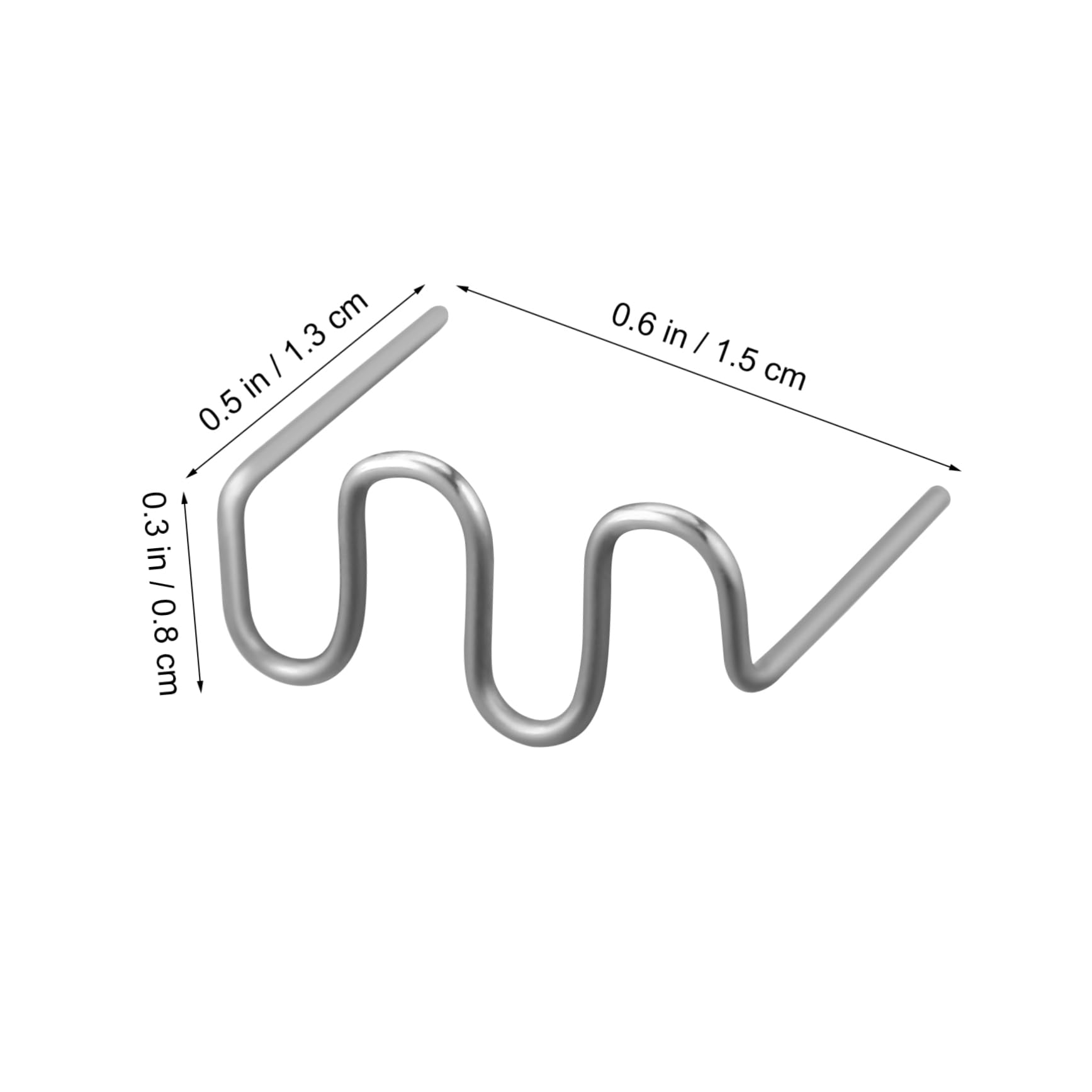 Uonlytech Welder Rods 500pcs Bumper Repairing Welding Rods Welding Brazing Wire Easy to Use