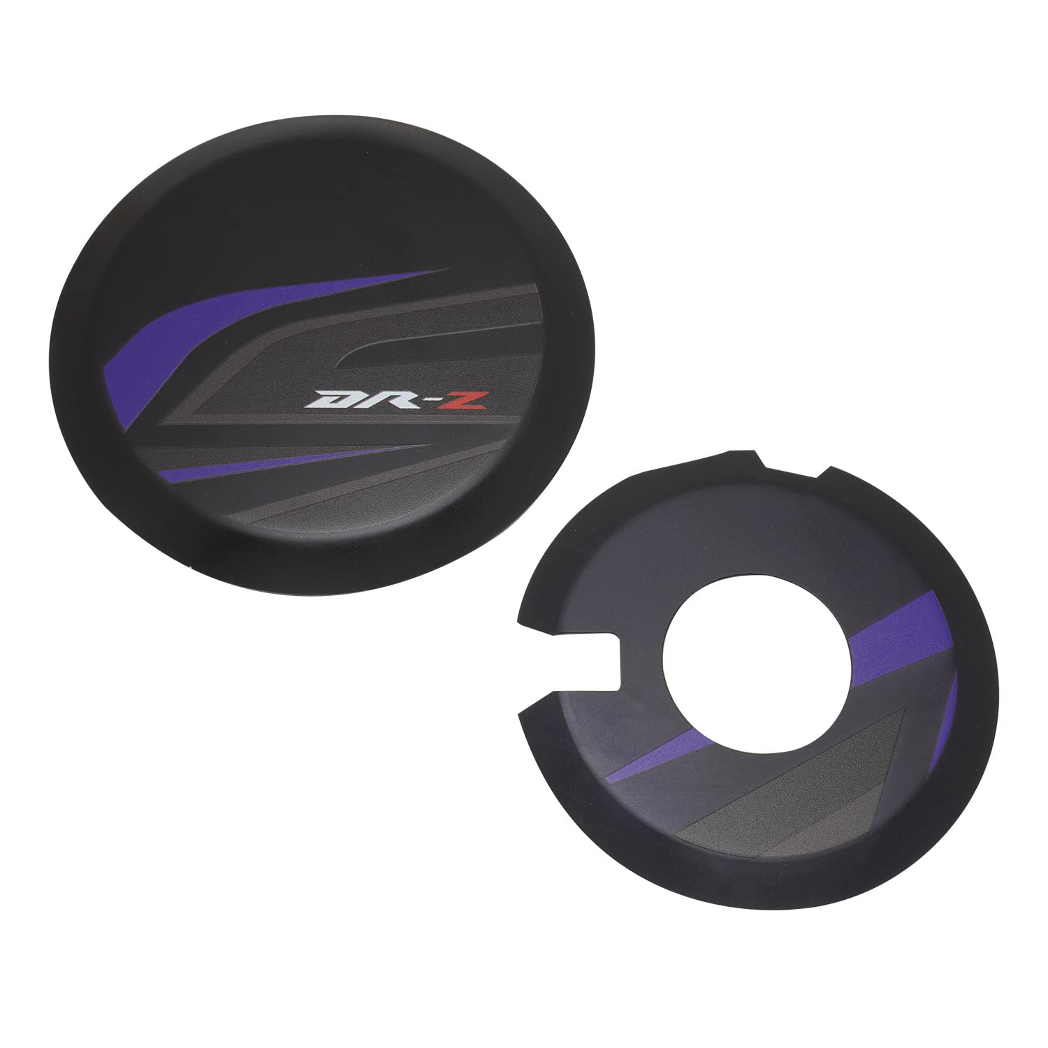 JFG RACING Engine Case Cover CNC Aluminum Clutch Saver Engine Guard For DRZ 400E DRZ400S DRZ400SM -Black/Blue