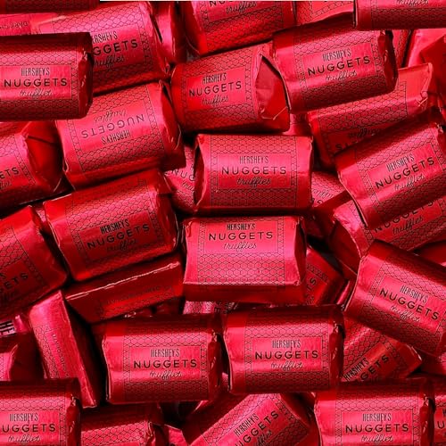 HERSHEY'S NUGGETS Dark Chocolate, Rich & Creamy Truffles, Individ...
