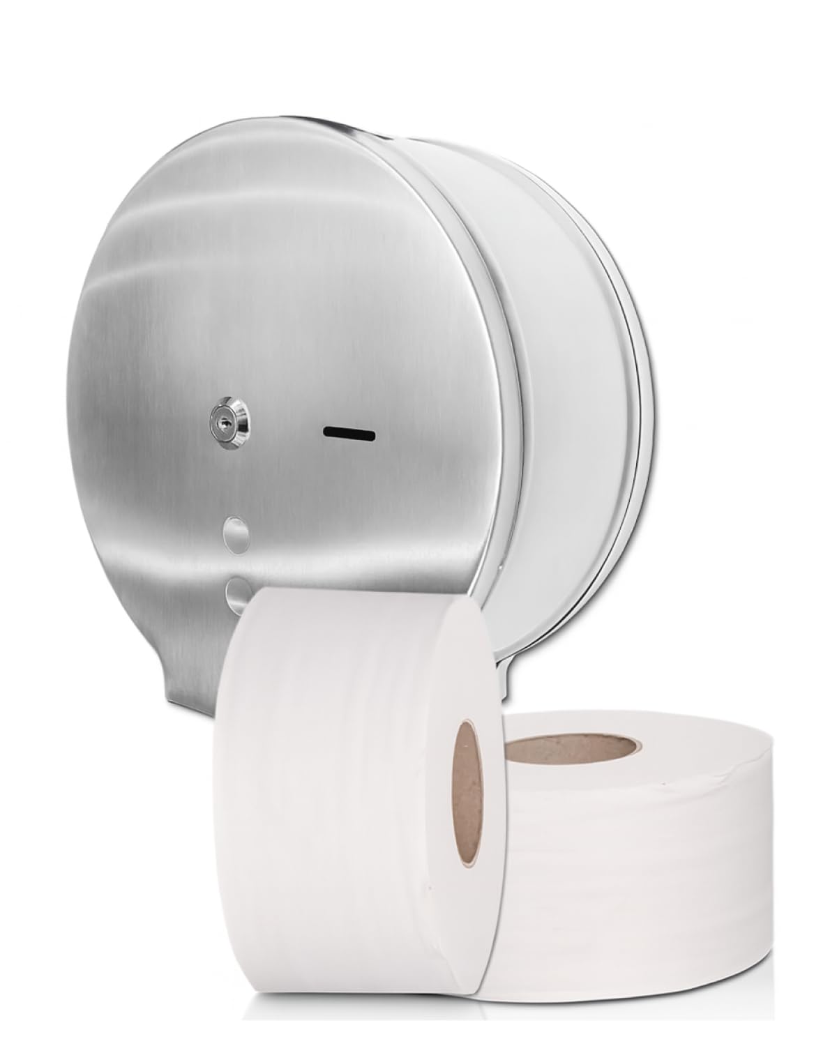 Dispenser Carta Igienica Mini Jumbo Euro Bianco Abs