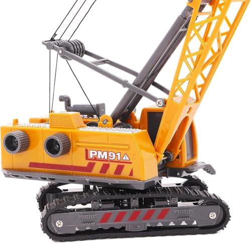 Toyland® Baukran-Spielfahrzeug – realistische bewegliche Teile – bedienbares Spielzeug für Kinder – Maßstab 1:55