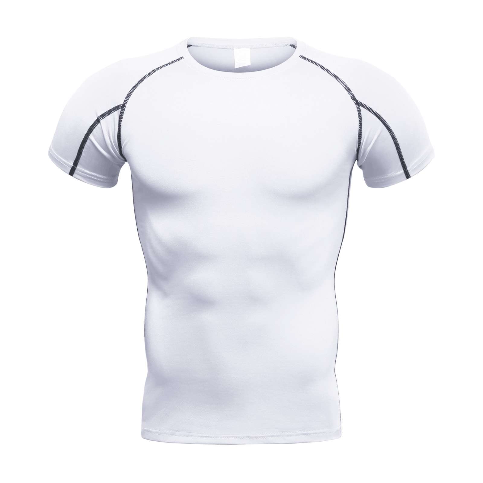 Juego de ropa deportiva de compresión para hombre, con 3 camisetas de compresión + 3 camisetas de compresión transpirables para hombre, para correr, entrenamiento, correr, gimnasio, etc