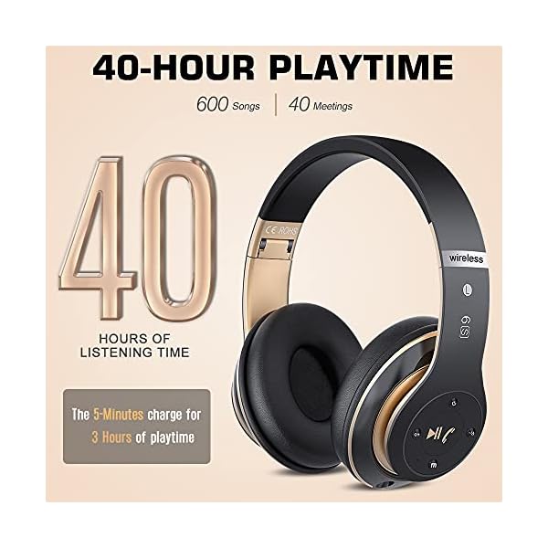 6S-Wireless-Bluetooth-Headphones-Over-Ear-Hi-Fi-Stereo-Foldable-Wireless-Stereo-Headsets-Earbuds-with-Built-in-Mic-Volume-Control-FM-for-PhonePC-Black-Gold PRTUKYT 6S Wireless Bluetooth Headphones Over Ear, Hi-Fi Stereo Foldable Wireless Stereo Headsets Earbuds with Built-in Mic, Volume Control, FM for Phone/PC (Black & Gold)