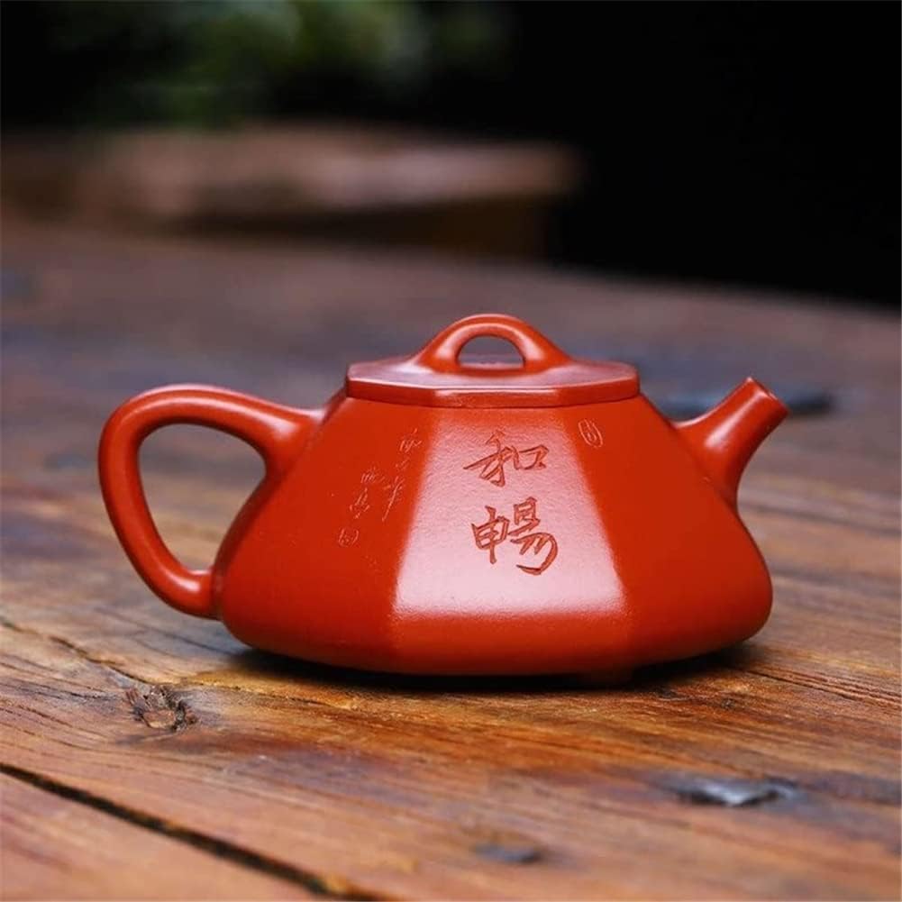 Ceramiczny zestaw do herbaty Kung Fu 150 ml, butikowy fioletowy czajniczek, surowa ruda, łyżkowy dzbanek do herbaty, ośmiokątny, zestaw do herbaty Beauty
