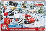 Image of Disney Pixar Cars GPG11 - Minis Adventskalender, ein Türchen pro Tag, Abenteuer Rennauto Zubehör und Überraschungen zu Weihanchten, Geschenk für Kinder ab 3 Jahren
