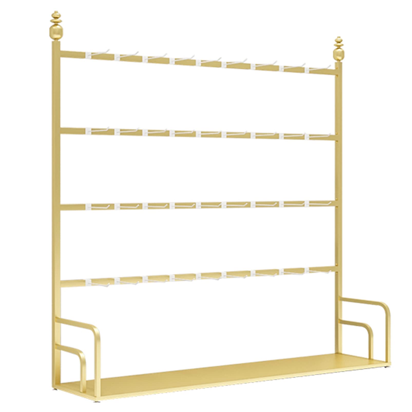 HADECOLL Heavy Duty Metal Display Rack, Multifunctional Storage Shelf For Clothing, Accessories, And Jewelry Organization