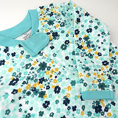 Image of HonestBaby Baby 2-Pack Organic Cotton Footed Pajama Sleep & Play