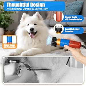 10ft sheep shears with plug  2 blades 200w electric clippers animal shave grooming farm for dogs cat goat alpaca llamas angora rabbits shearing hand piece cutter livestock pet supplies   cucciolini doodles