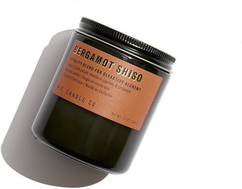 Miniatura 6 de P.F. Candle Co. Enoki Cedar Alchemy - Vela perfumada de cera de soja (7.2 onzas) 40-50 horas de tiempo de combustión, mecha de algodón, tarro de