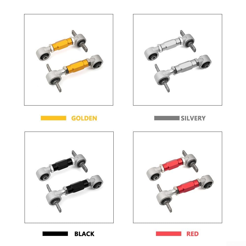 Brazos Suspensión Ajustables Aluminio para honda Civic EG 88-00(Black)