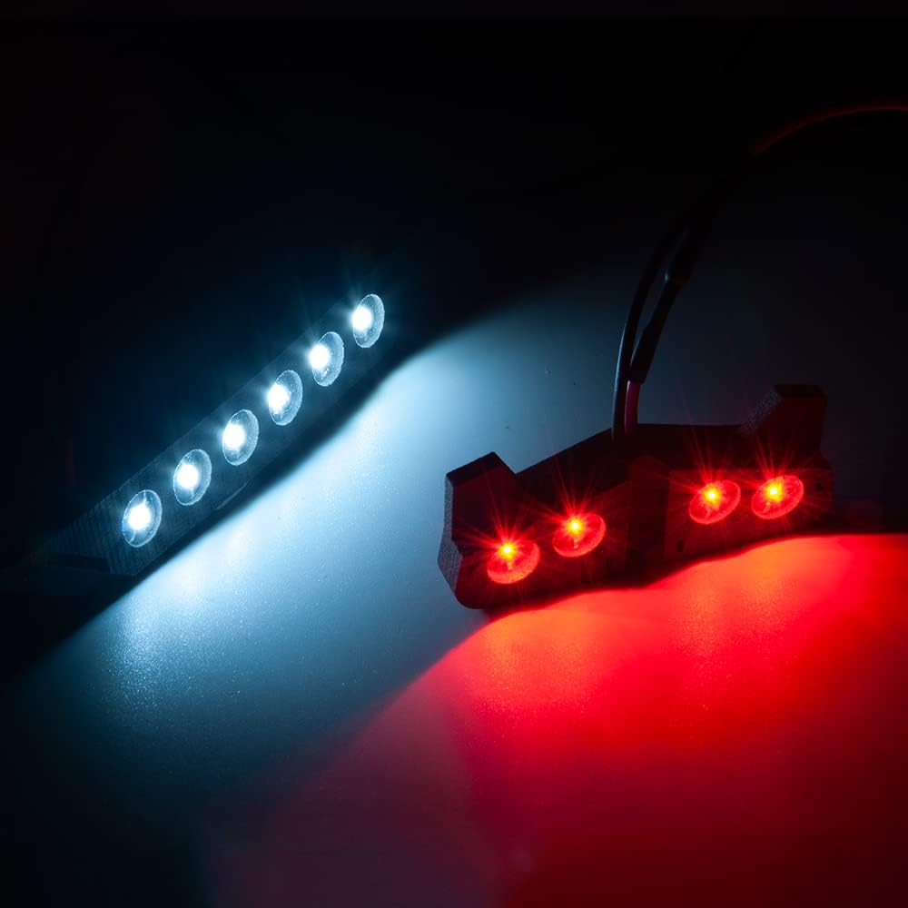 Front And Rear LED Lights V2 For 1/10 SLASH 4x4 2wd ，VXL