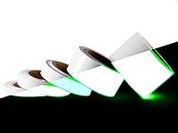 Vista 4 de T.R.U. PGD-6 Cinta que brilla en la oscuridad: 1/2 pulgada de ancho x 30 pies de largo (verde lima luminiscente).