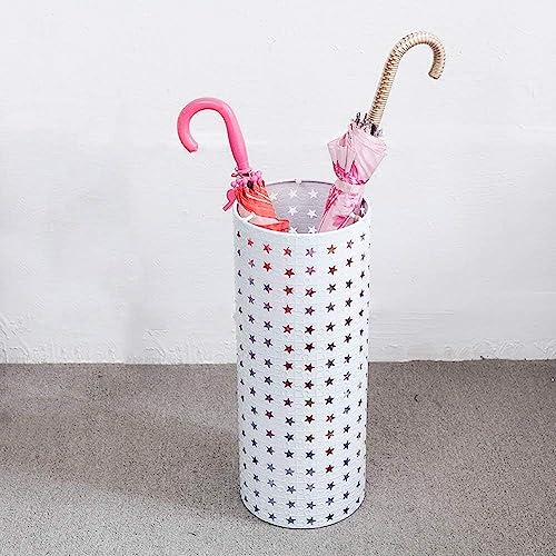 Soporte para paraguas que evita suelos mojados con su cubo de hierro forjado 2