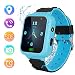 Produktbild Kinder GPS Smartwatch Telefon - wasserdichte GPS/LBS Smart Watch für Jungen Mädchen mit Call Camera Games Wecker SOS Clock Kindergeschenke Kompatibel mit iOS und Android (Blau)