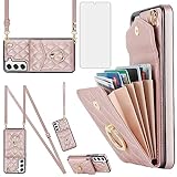 【mit Abnehmbar Band】: Der Schulterriemen kann auf Ihre bevorzugte Länge eingestellt werden, damit Sie Ihr Telefon nicht verlieren. Sie können auch die Handykette jederzeit abnehmen, um ihn Ihren Bedürfnissen anzupassen.