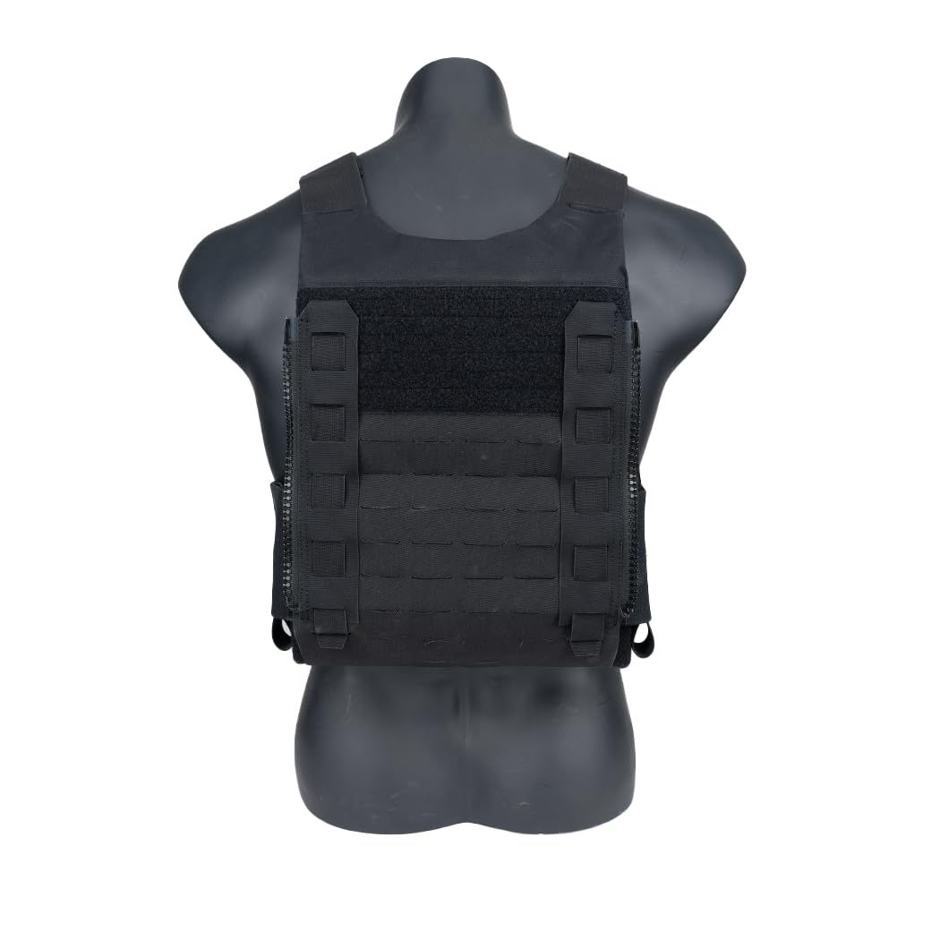 IDOGEAR SPORTS Tactical Back Panel MOLLE Zipper Kit Molle Zipper Strap with Expand Loading for Tactical Vest CPC JPC AVS