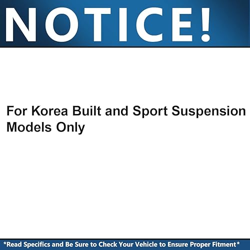 Miniatura 2 de Detroit Axle - Barras estabilizadoras de puntales delanteros para Kia Optima 2011 2012 [Corea construida con suspensión deportiva] 2 puntales