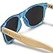Navaris Gafas de sol UV400 - Gafas de madera para hombre y...