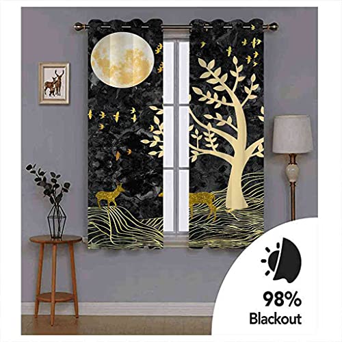 Rideaux occultants 100% polyester isolé thermique phonique 3D
