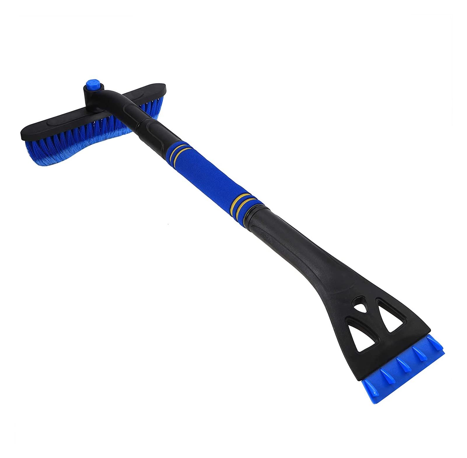 Raschietto di Ghiaccio Seacanl, Spazzola di Neve, allungabile per Auto (Blu) (Color : Blue)