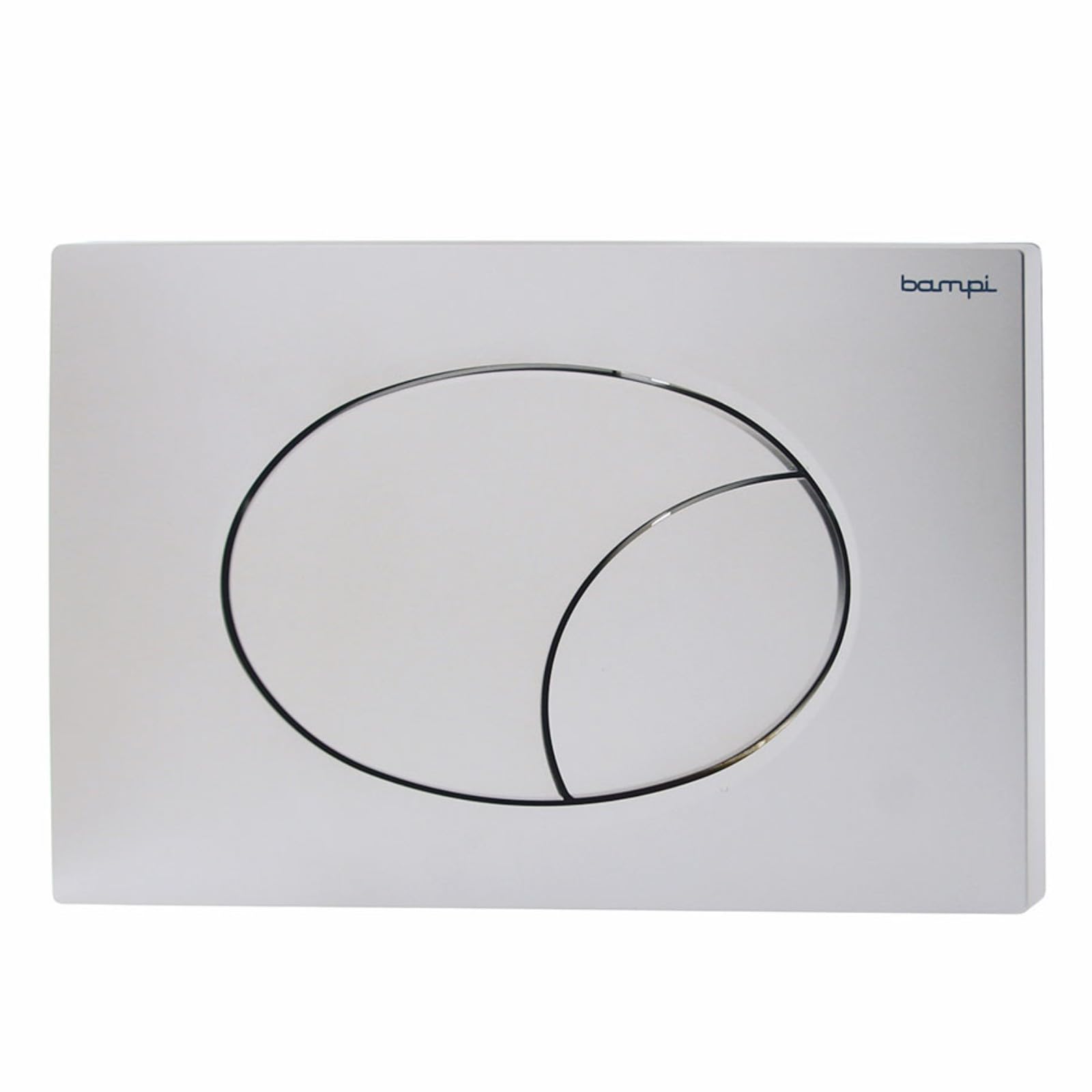 Placca Flow compatibile con Geberit Sigma 8 Satinata