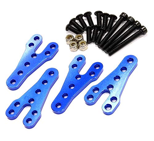 Integy RC Upgrades for Axial, Billet Machined Upper Shock Mount Lift Kit for Axial SCX-10 Scale Off-Road