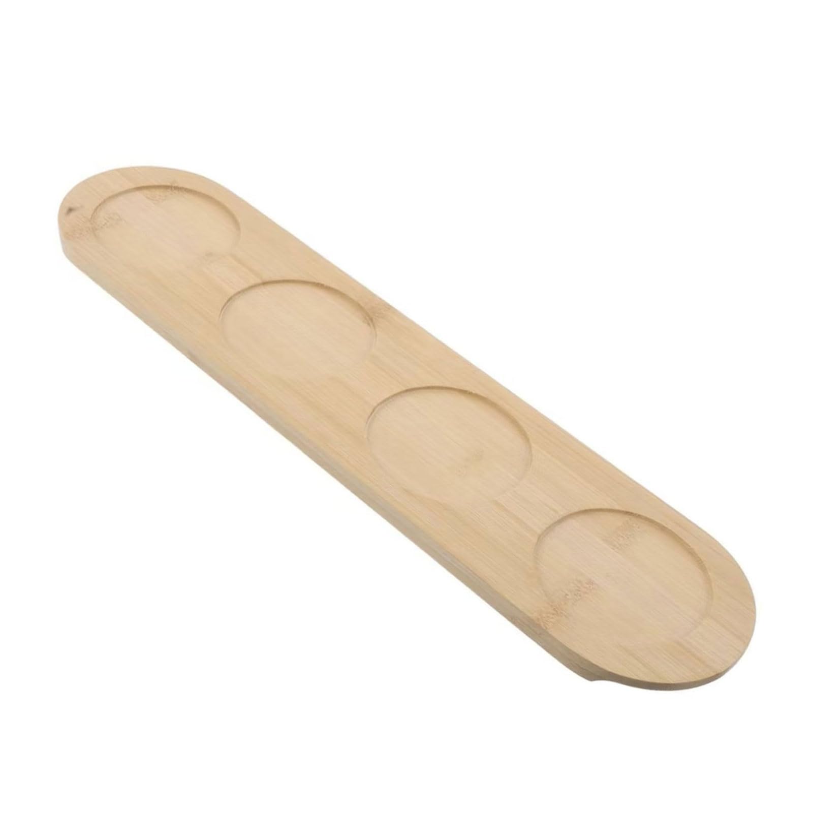 PANGBOER Wooden Tequila Shot Glass Display Tray with 6 Holes for Serving Tequila Tray