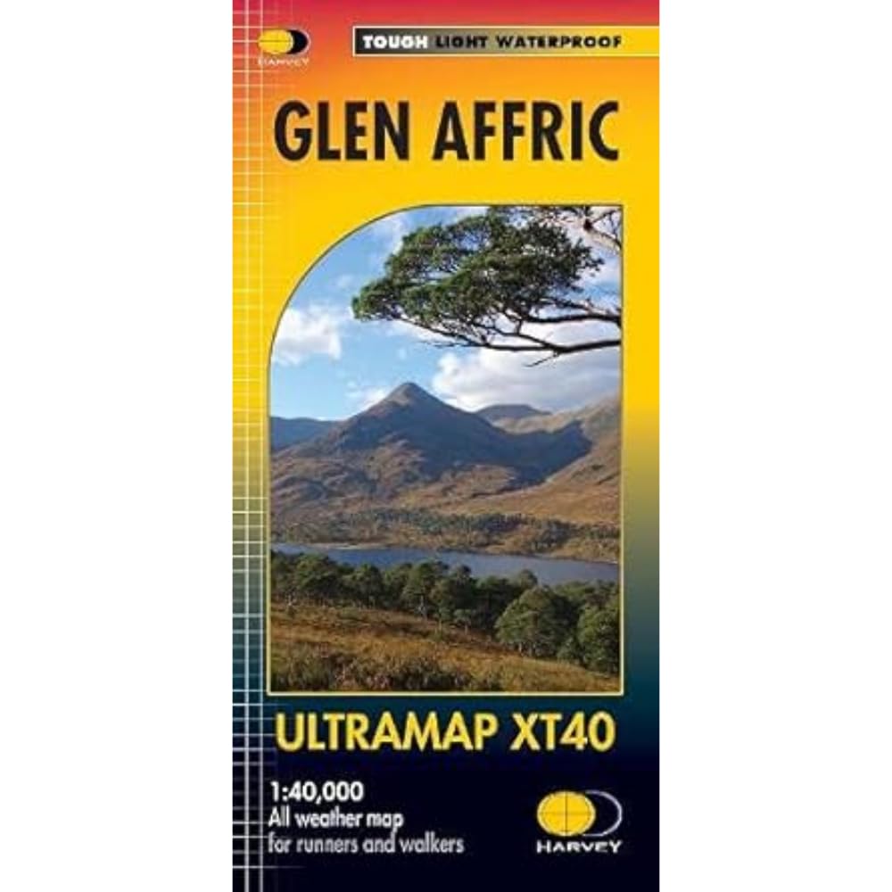Harvey Maps Harvey Ultramap Pocket Size Map Glen Affric Xt40 from B&Q